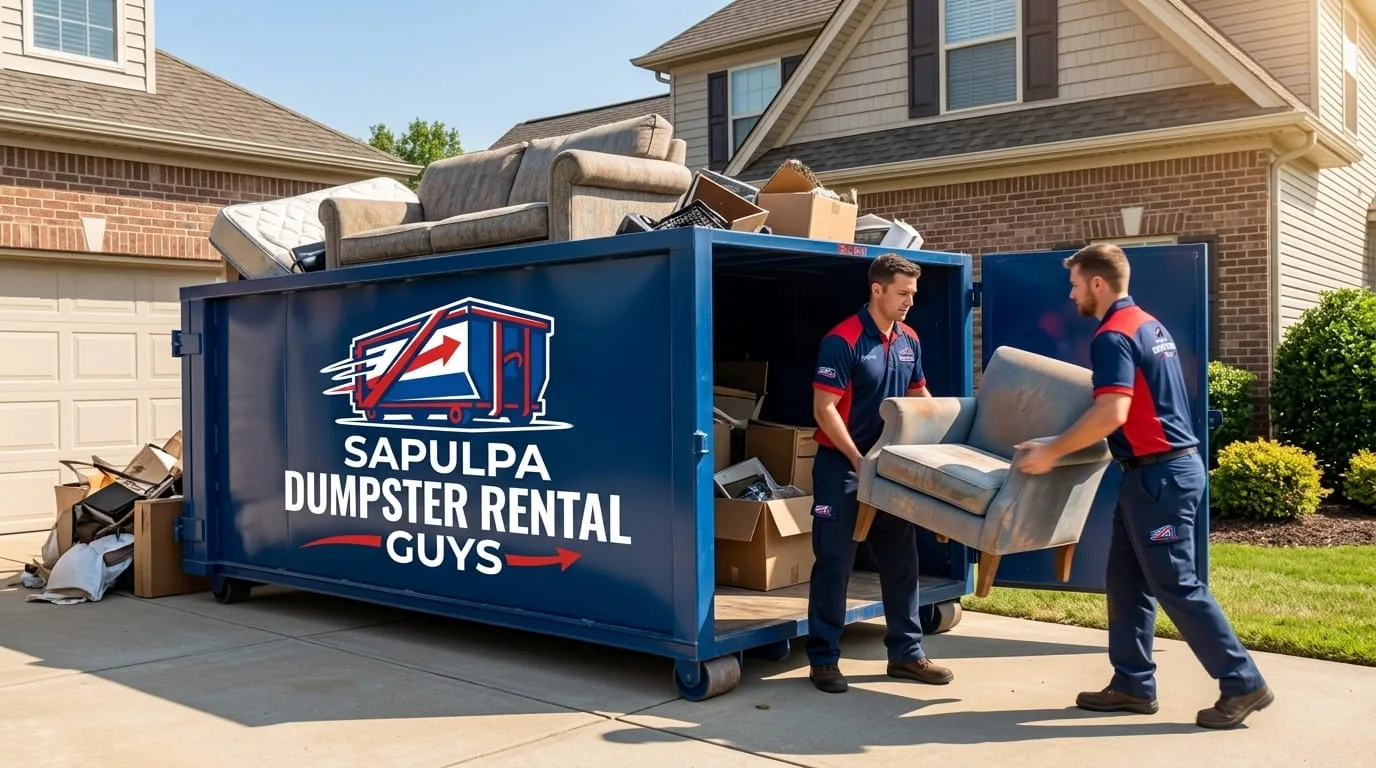 Dumpster rental in Sand Springs OK Roll-off dumpster rental serving Sand Springs, OK
