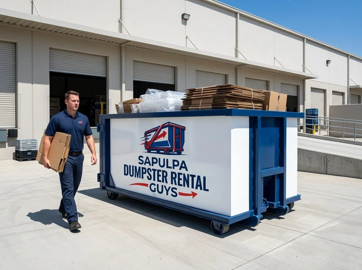 Range of roll-off dumpster sizes available in Sapulpa OK